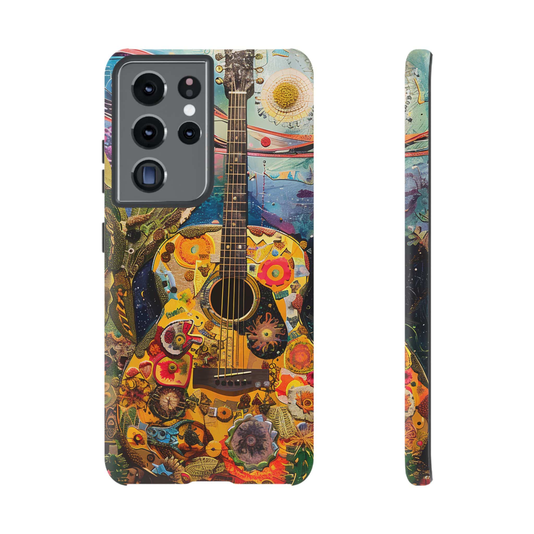 Floral Guitar- Phone Case