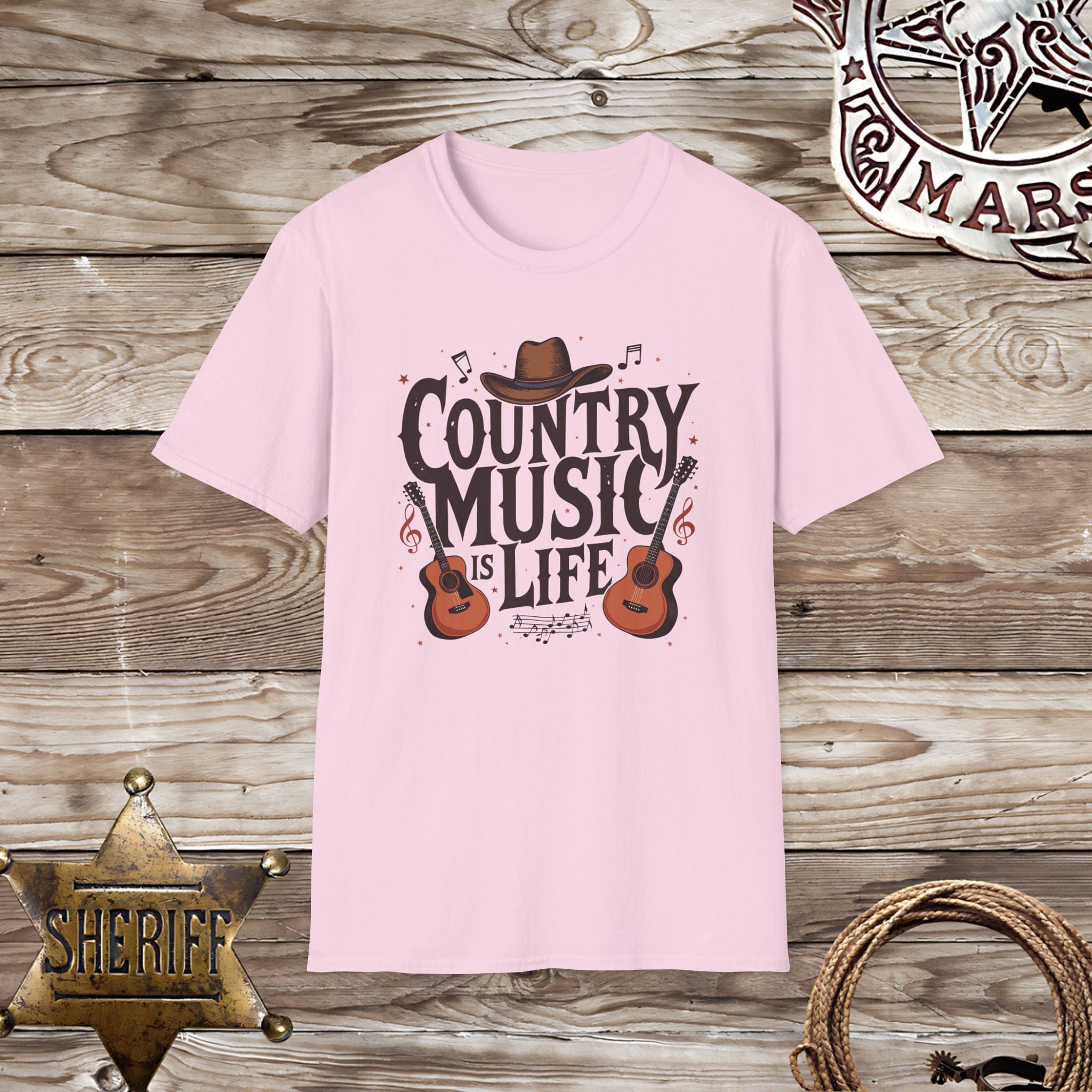 Country Music Is Life-T-Shirt