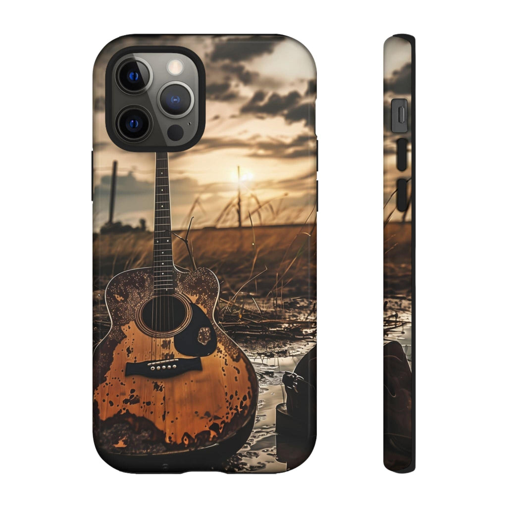 Guitar in a Wet Field -Phone Case