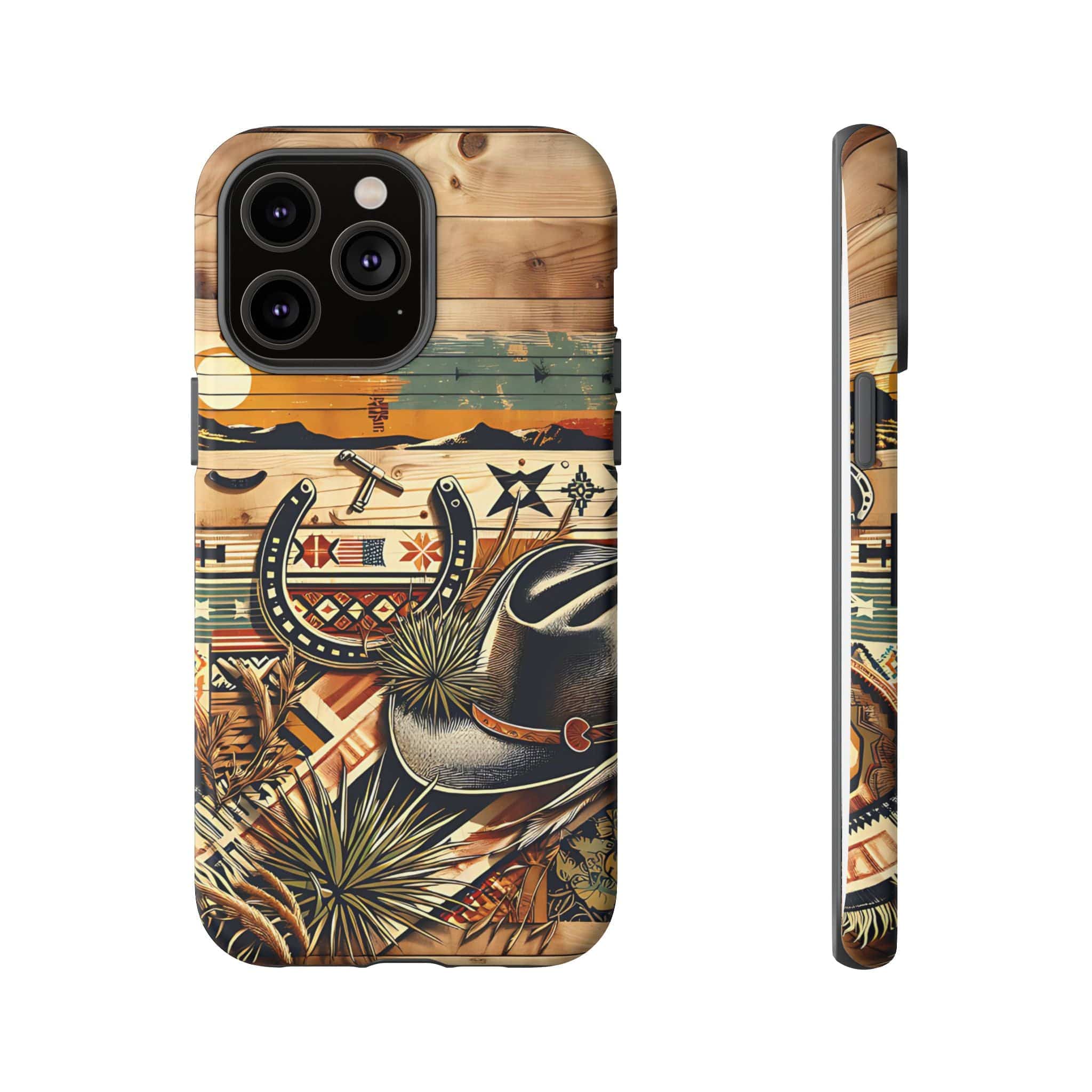 Hat and Horseshoes -Phone Case