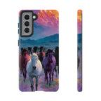 Wild Horses Sunset Mountain Phone Case