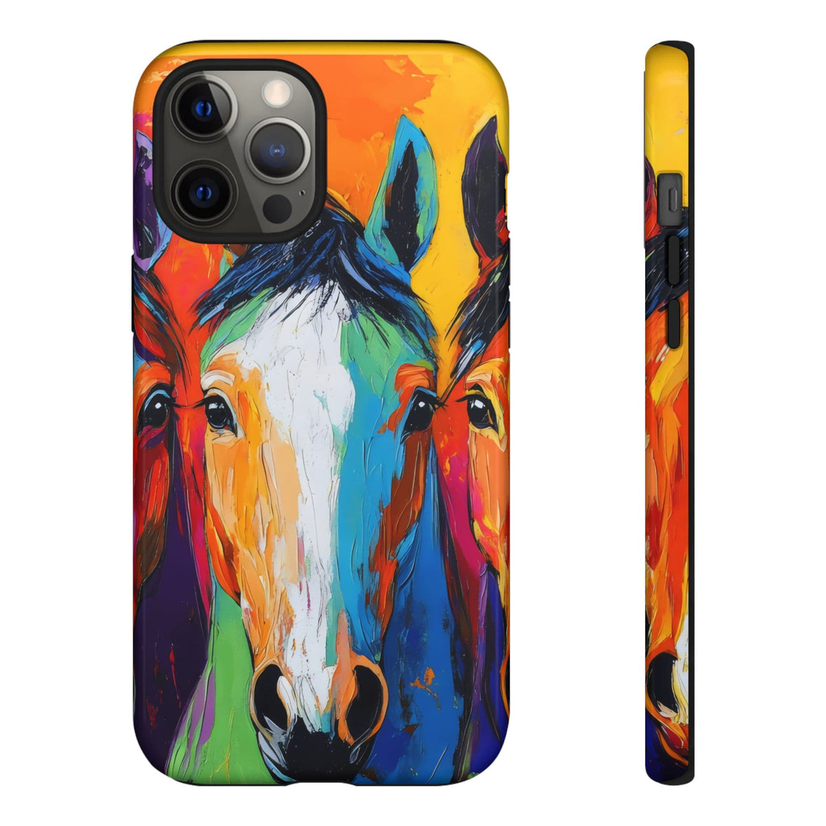Colorful Horse Head Phone Case