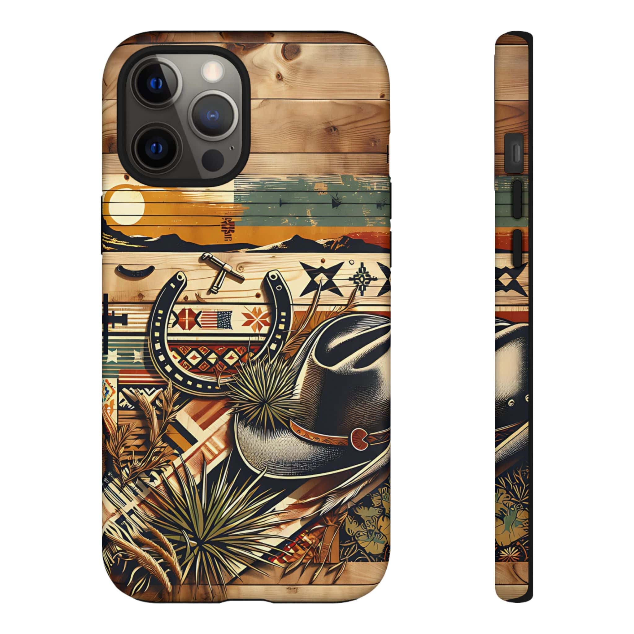 Hat and Horseshoes -Phone Case