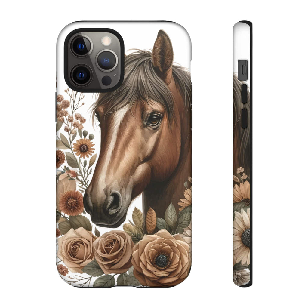 Painted Horse & Roses – Phone Case