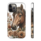 Painted Horse & Roses – Phone Case