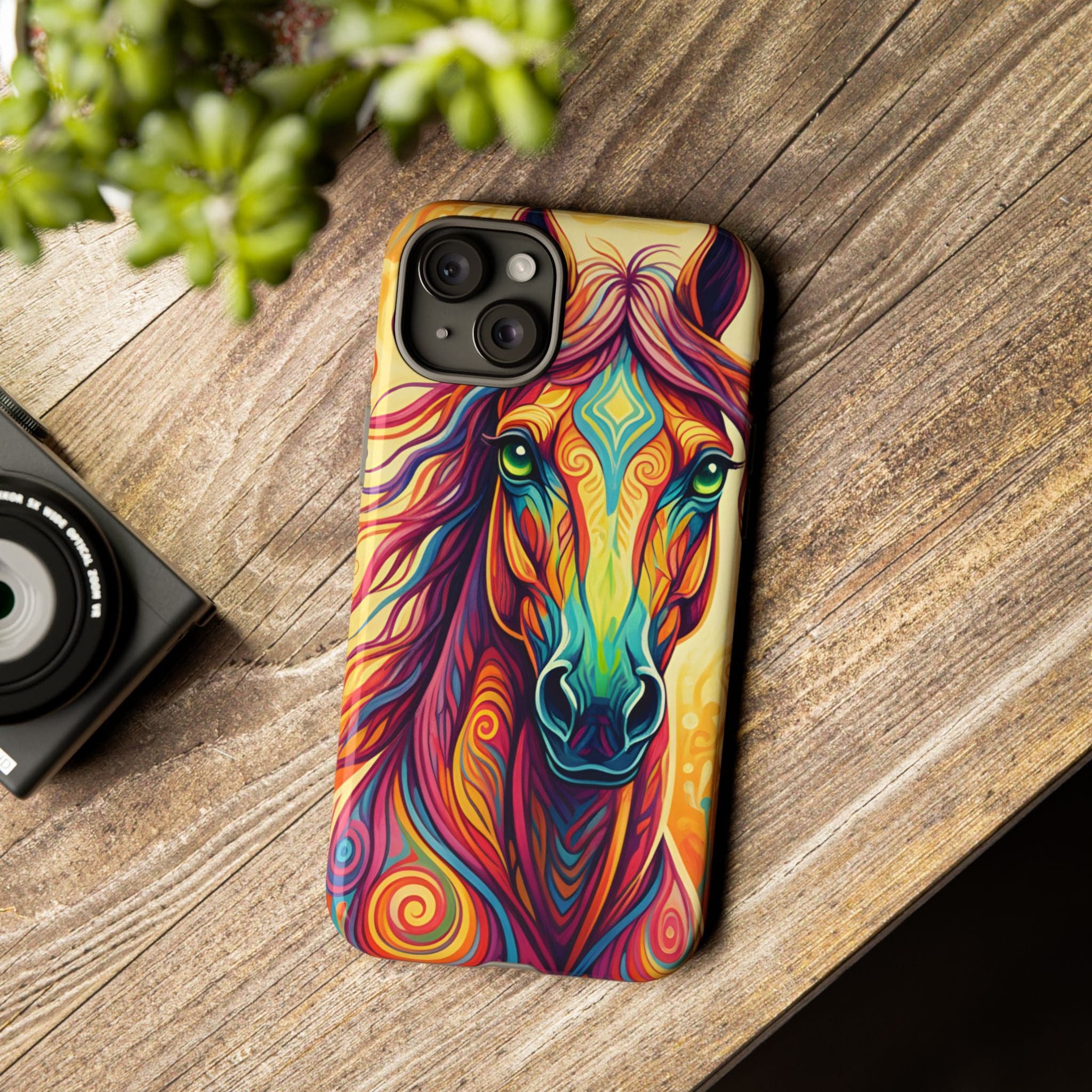 Vibrant Swirl Stallion - Phone Cover