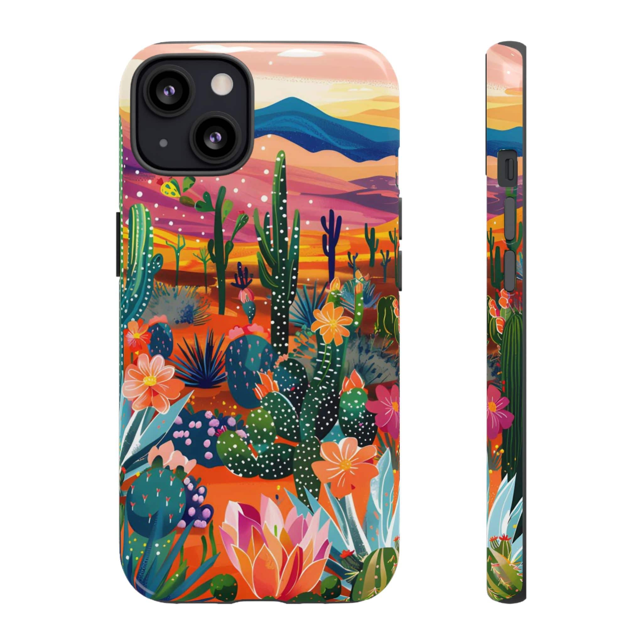 Colorful Cactus Phone Case