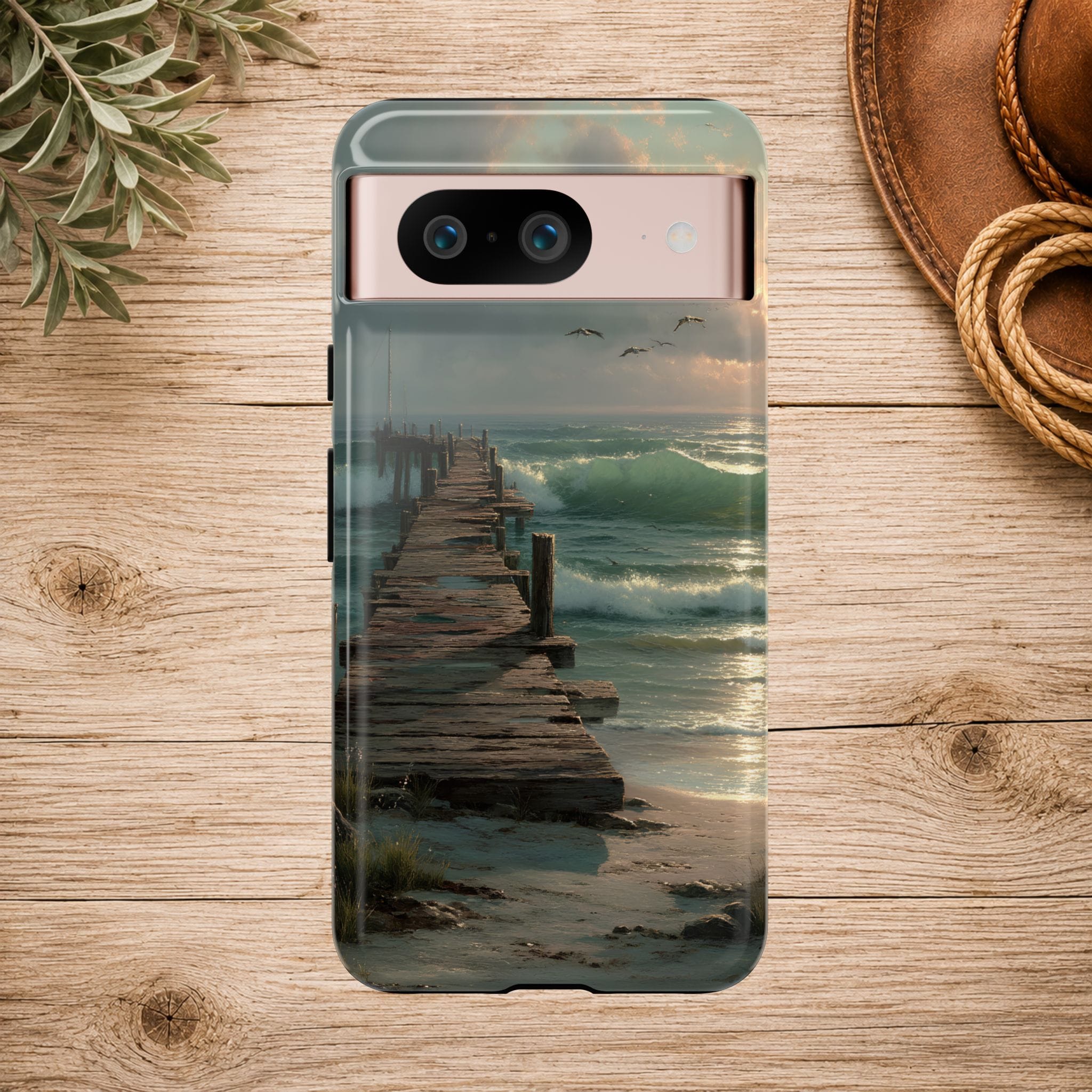 Wooden  Seaside Pier Phone Case