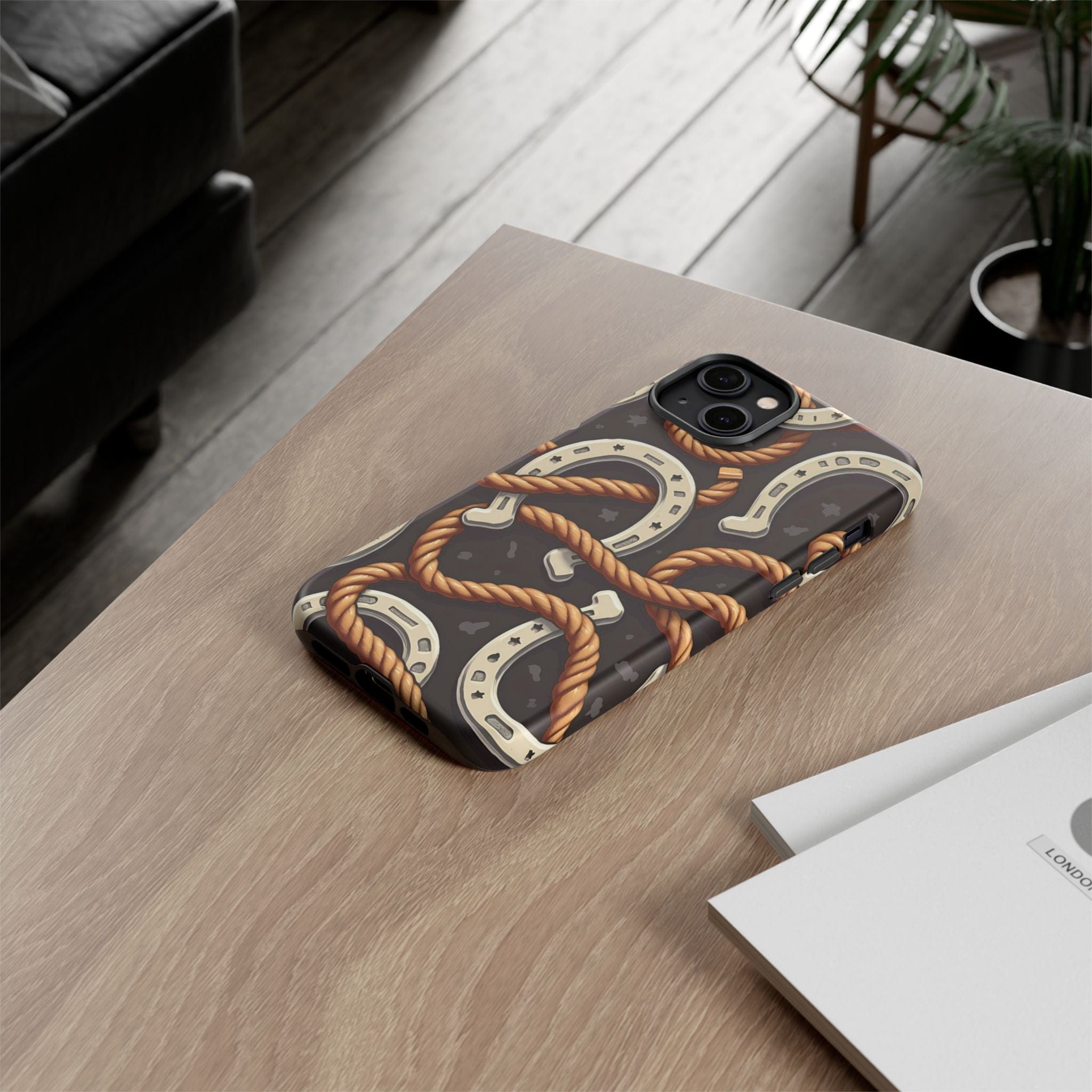 Horseshoes and Ropes-Phone Case