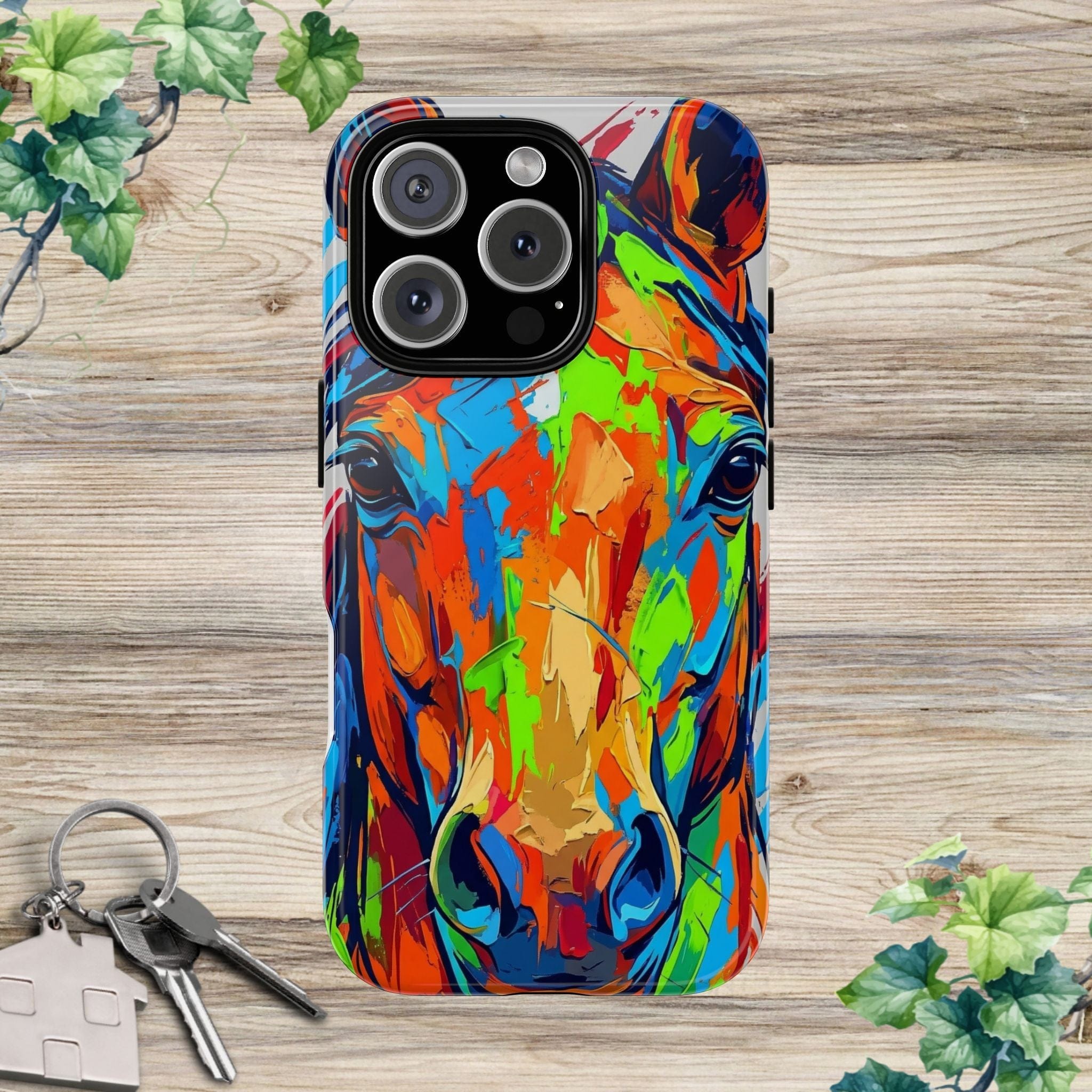 Colorful Abstract Horse Phone Case