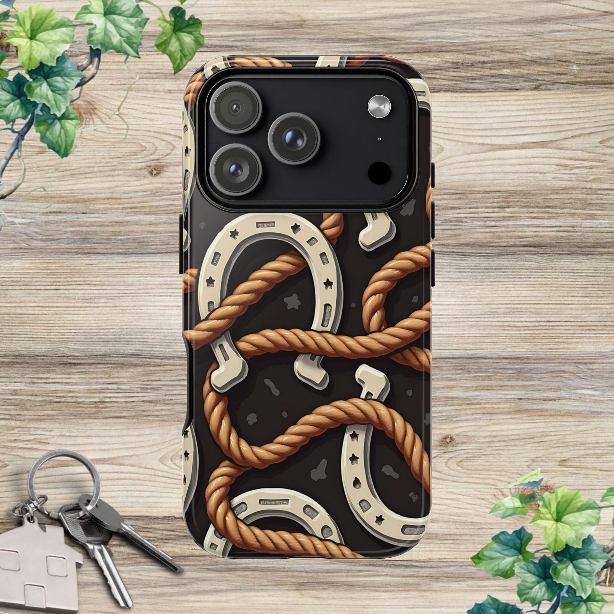 Horseshoes and Ropes-Phone Case