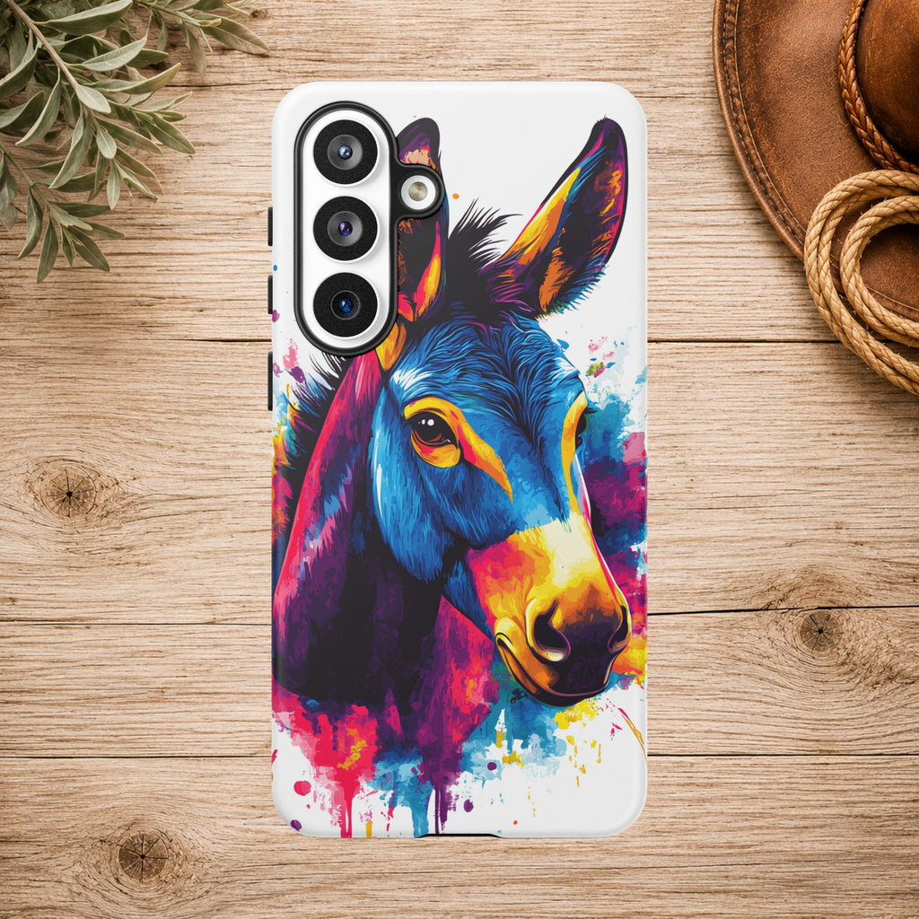 Color Splash Donkey Phone Case