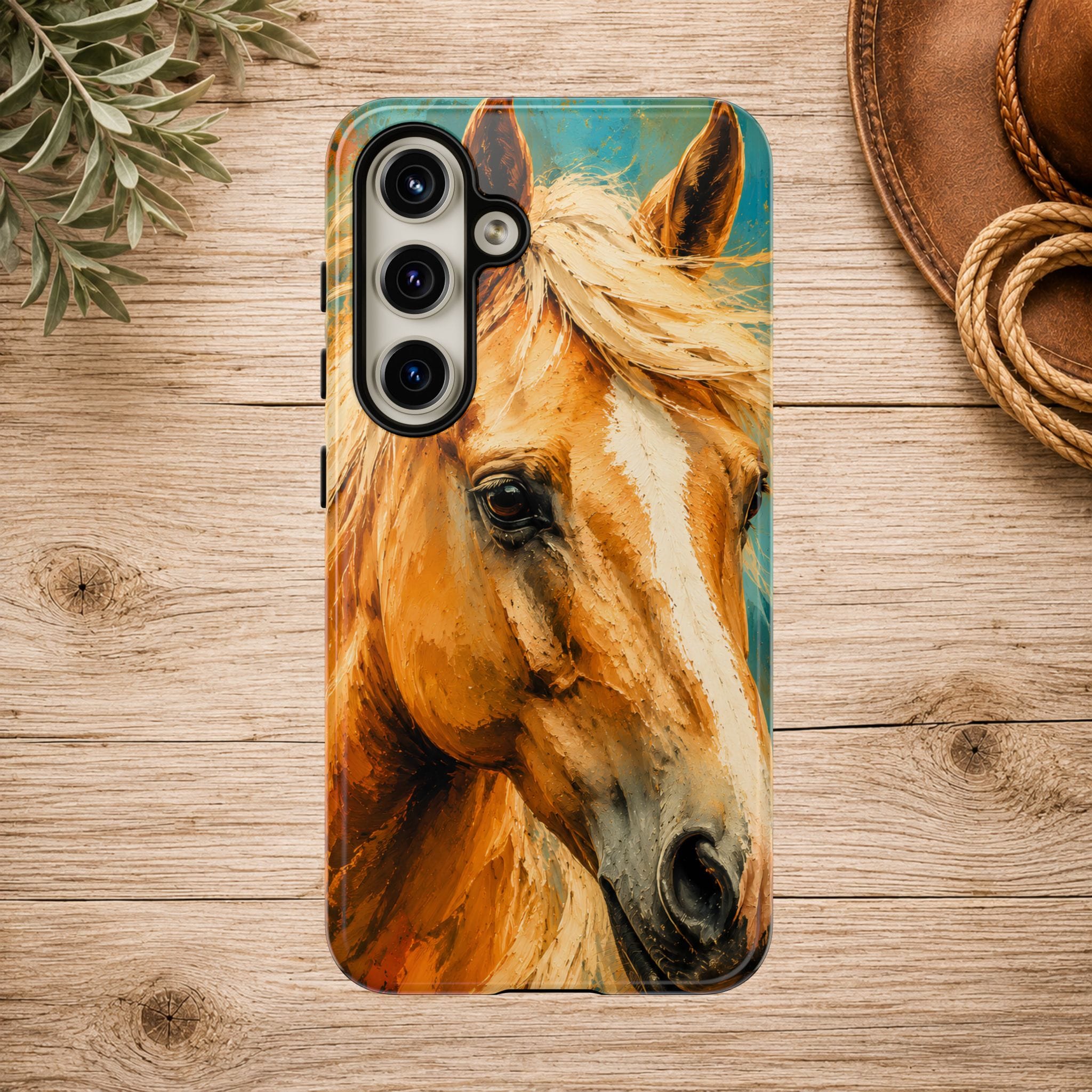 Golden Spirit Horse Phone Case