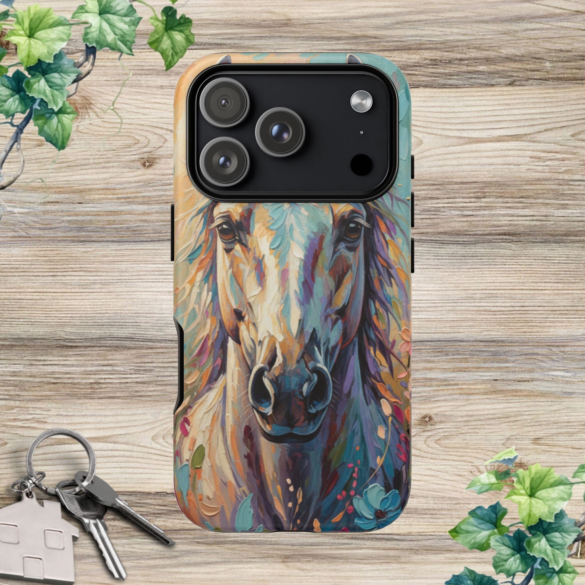 Blooming Spirit Horse Phone Case