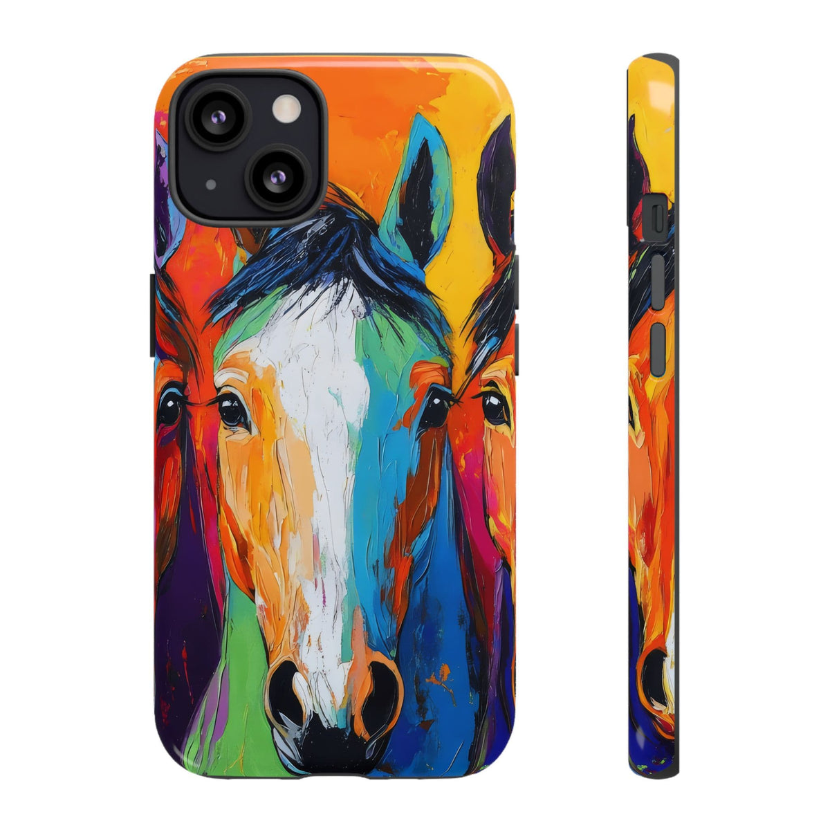 Colorful Horse Head Phone Case
