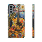 Floral Guitar- Phone Case