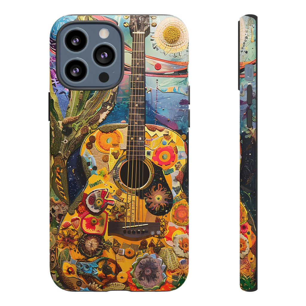 Floral Guitar- Phone Case