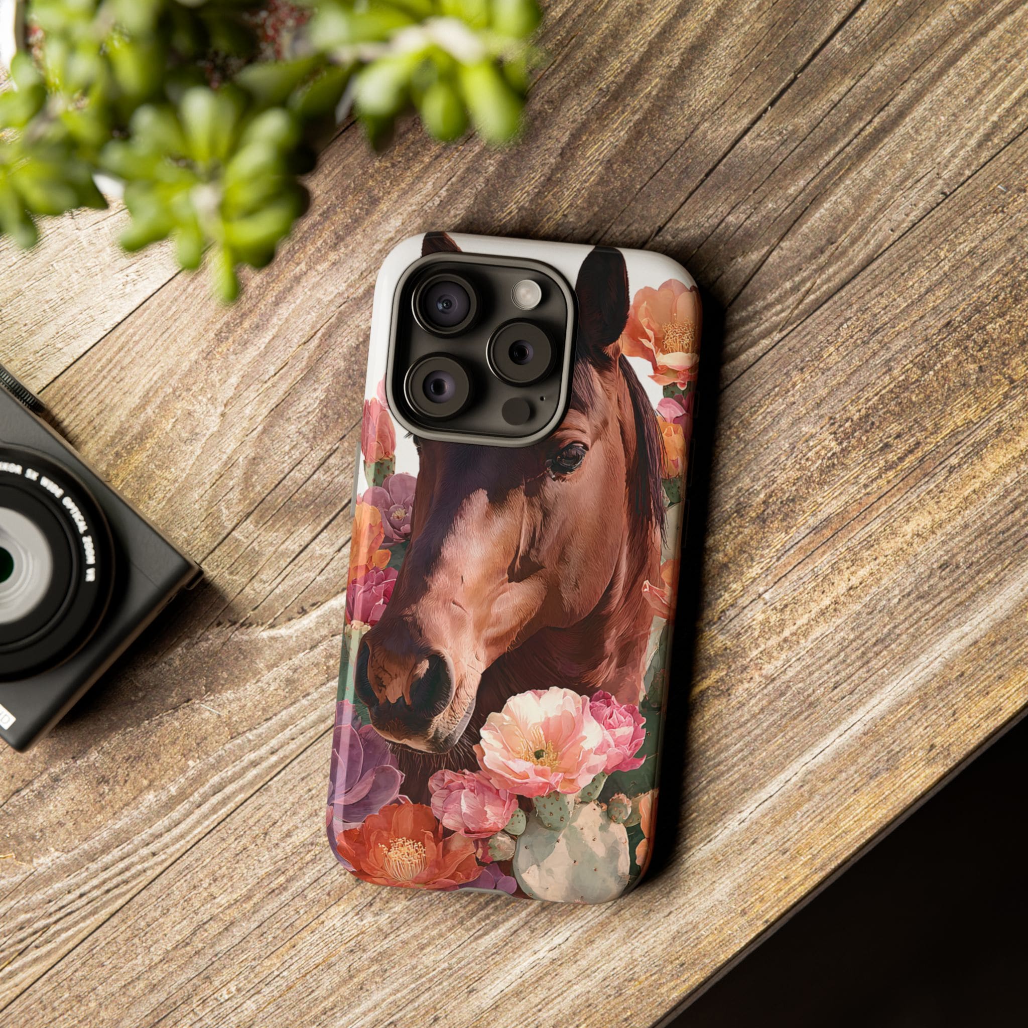 Horse Floral Phone Case