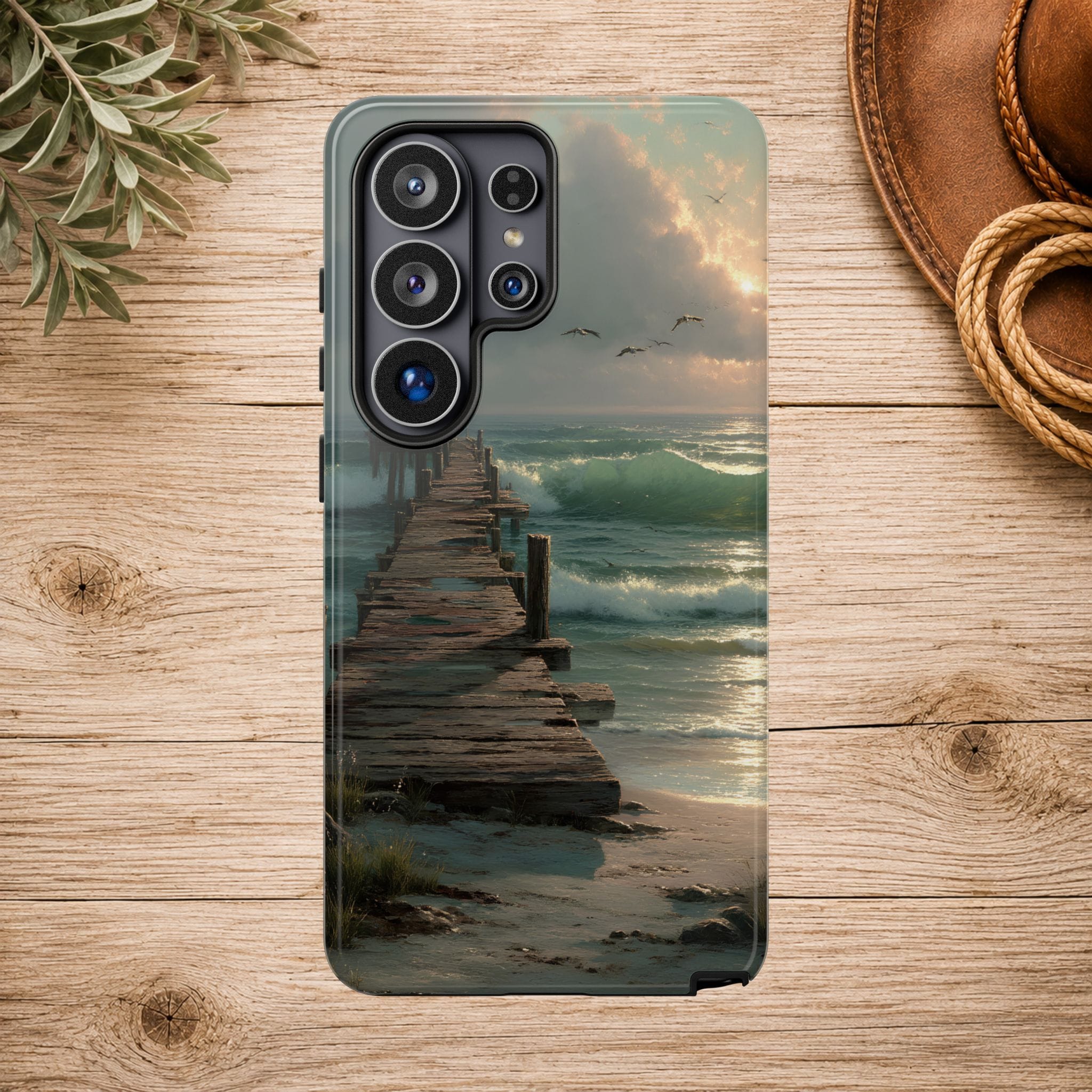 Wooden  Seaside Pier Phone Case
