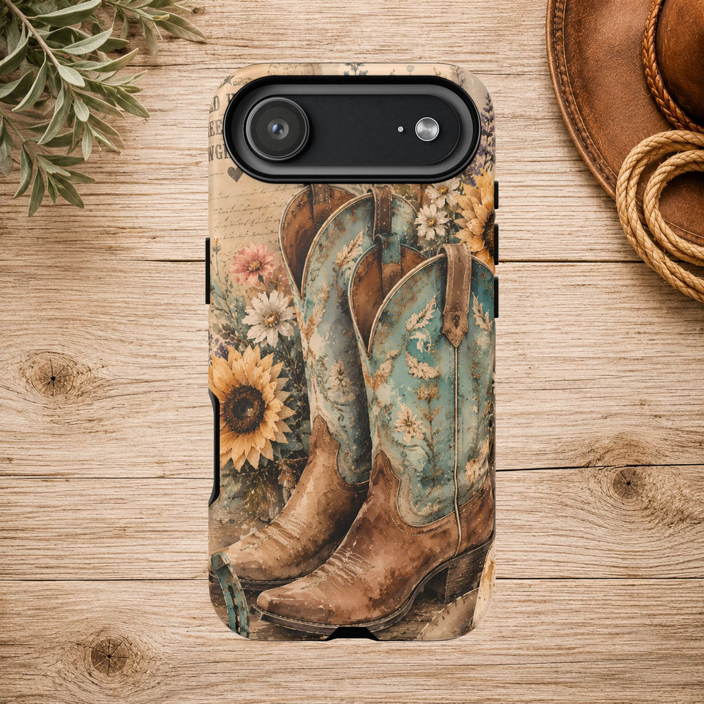Rustique Sunflower Western iPhone Cover