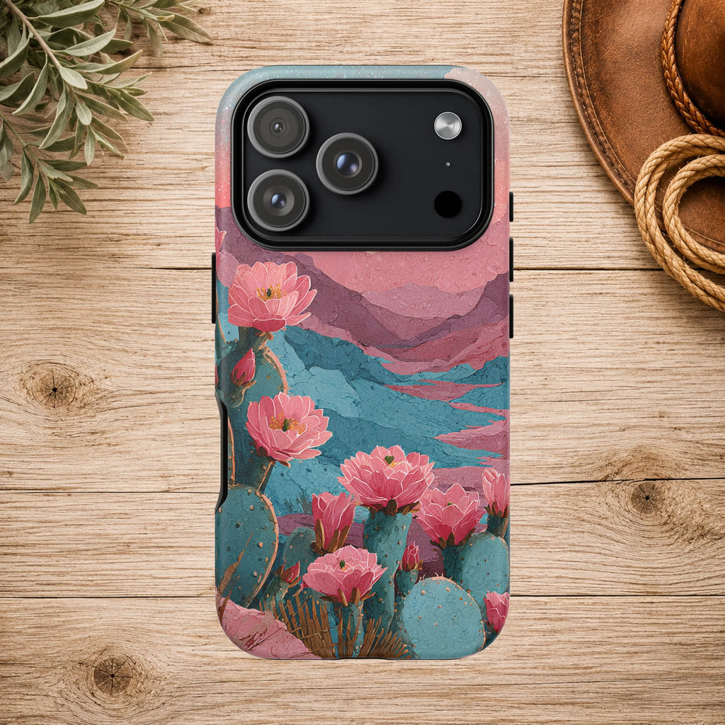 Desert Bloom Sunset Phone Case