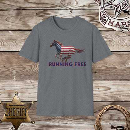 Softstyle Unisex T-Shirt: Running Free