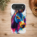 Color Splash Donkey Phone Case