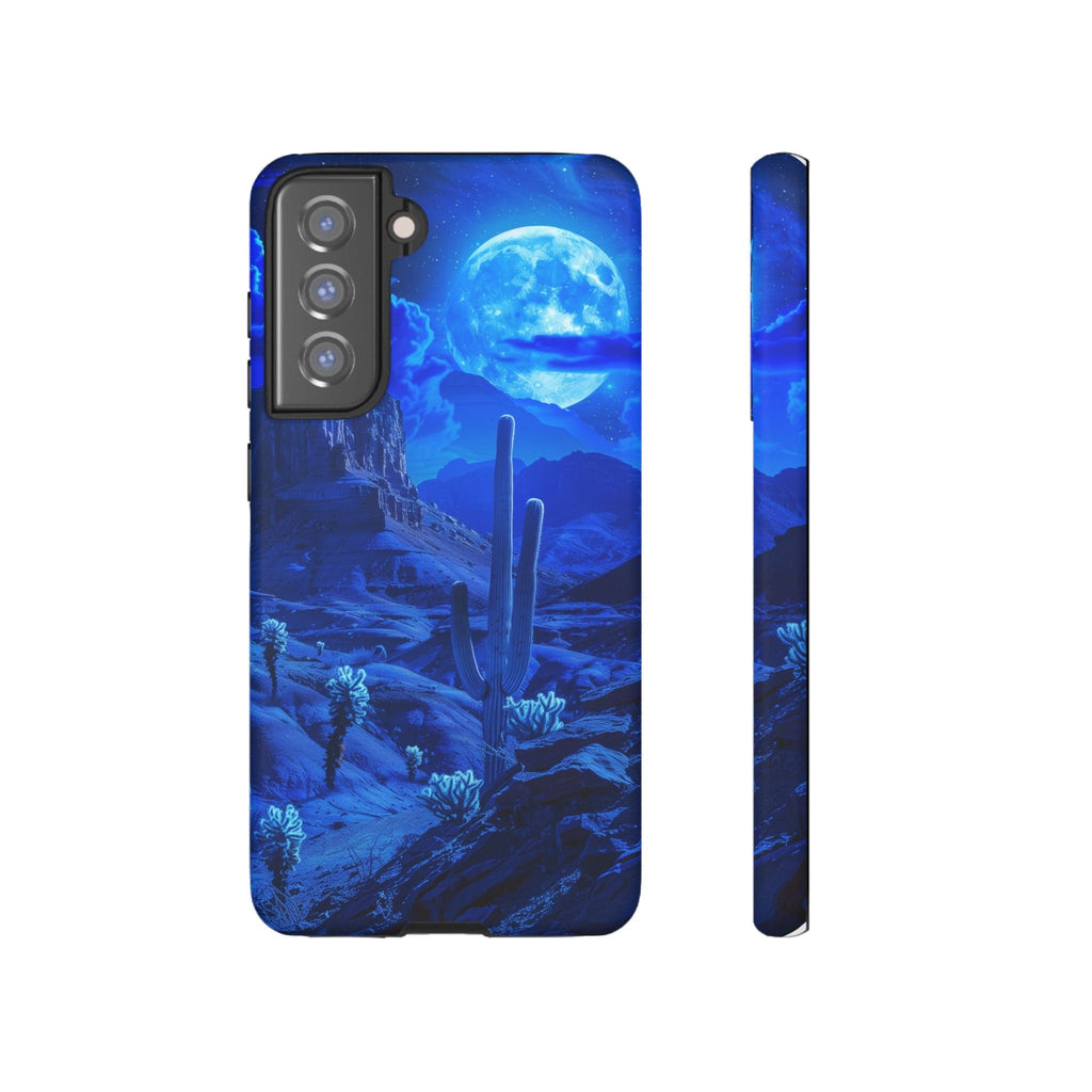 Blue Desert Moon Phone Case