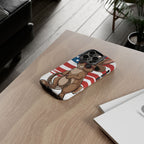 Patriotic Cowboy Bunny Phone Case