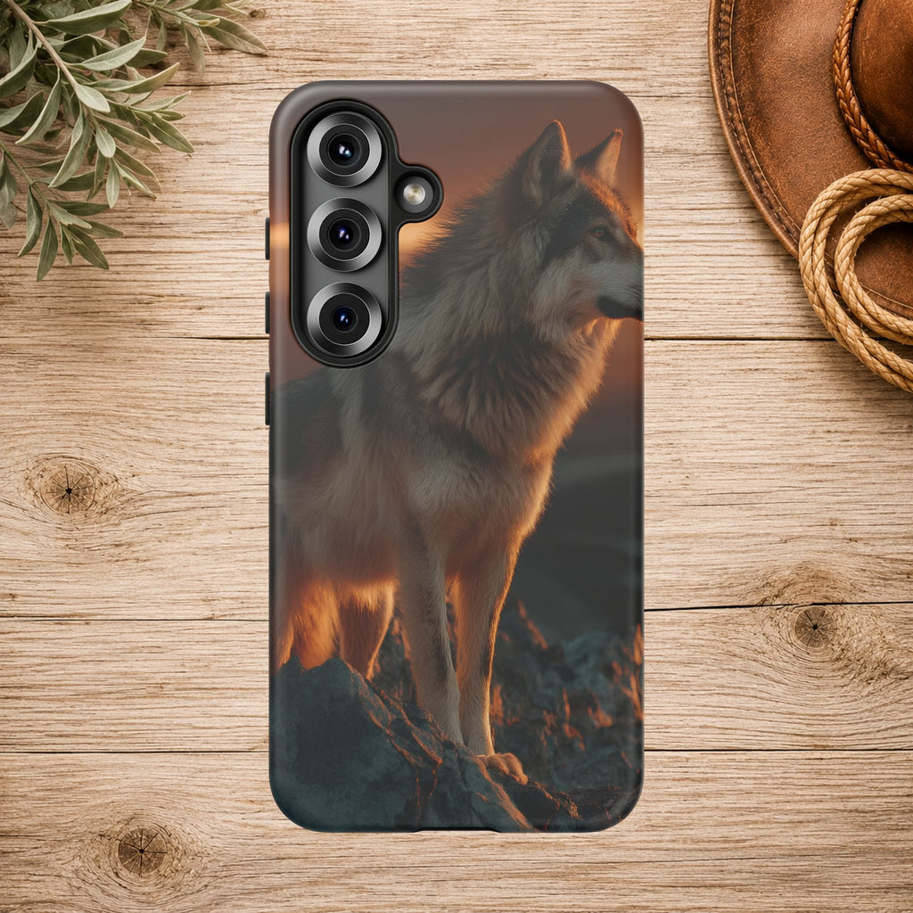 Wolf Sunset Phone Case