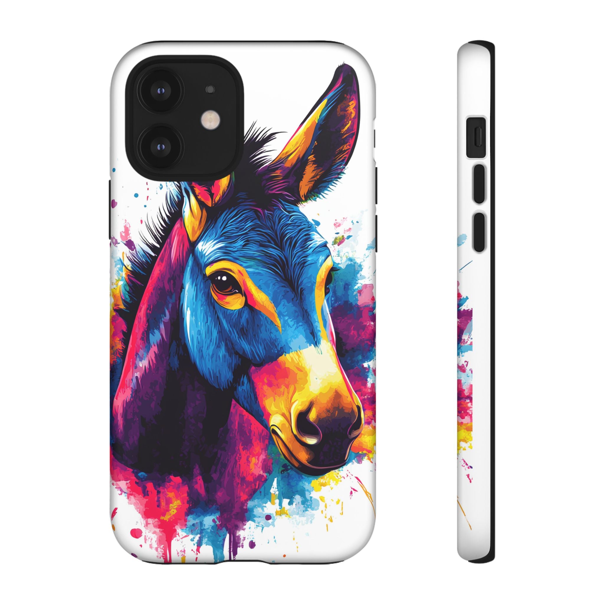 Color Splash Donkey Phone Case