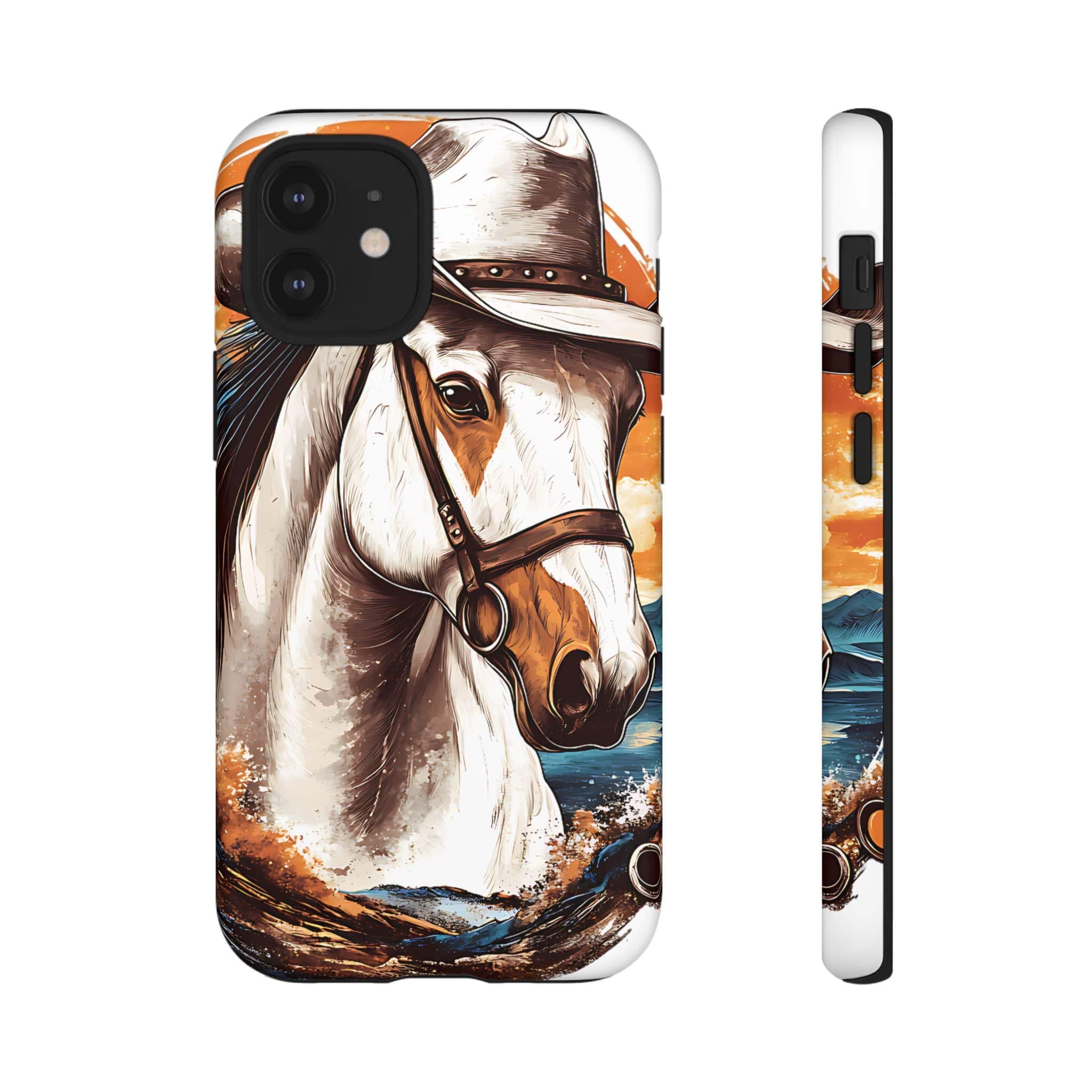 White Hat Horse-Phone Cases