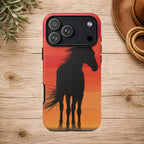 Sunset Spirit Horse Phone Case