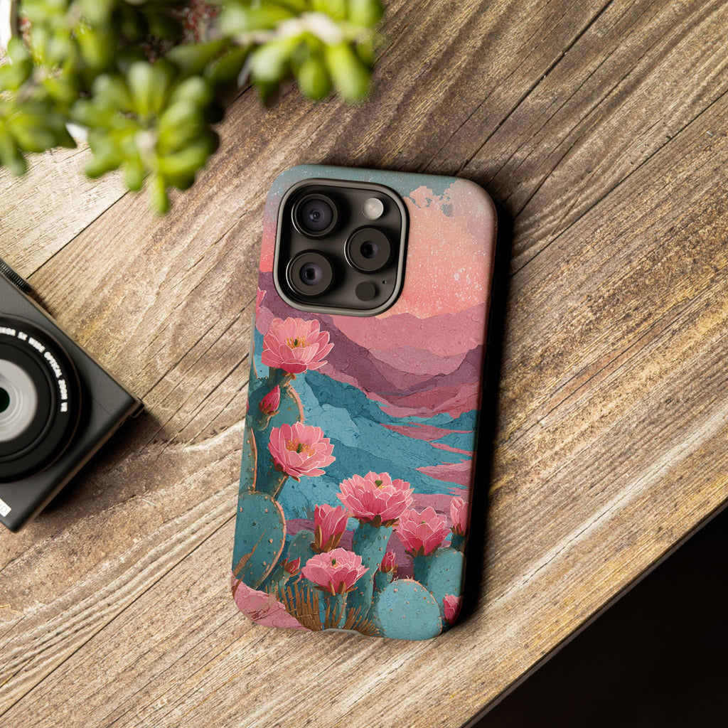 Desert Bloom Sunset Phone Case