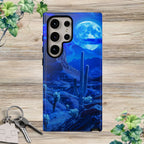 Blue Desert Moon Phone Case