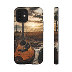 Guitar in a Wet Field -Phone Case