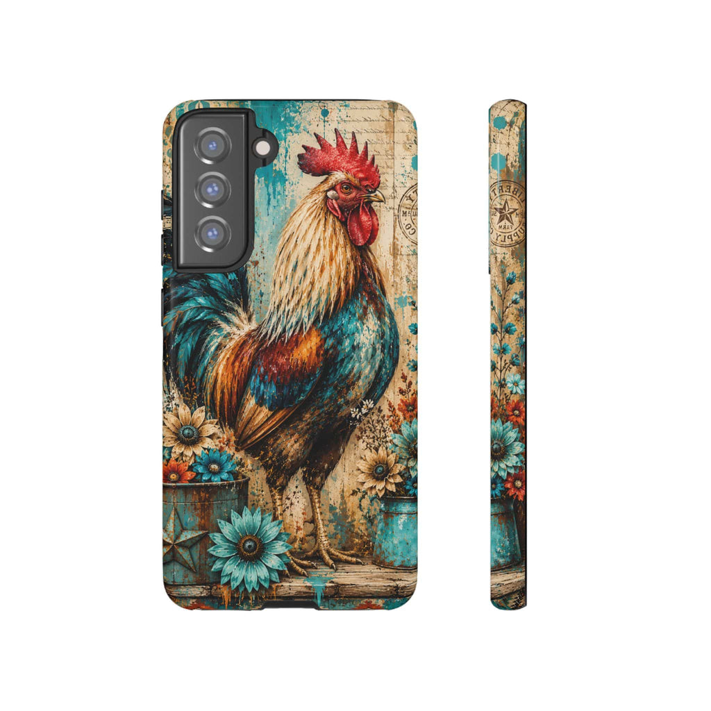 Rustic Farmhouse Rooster Phone Case