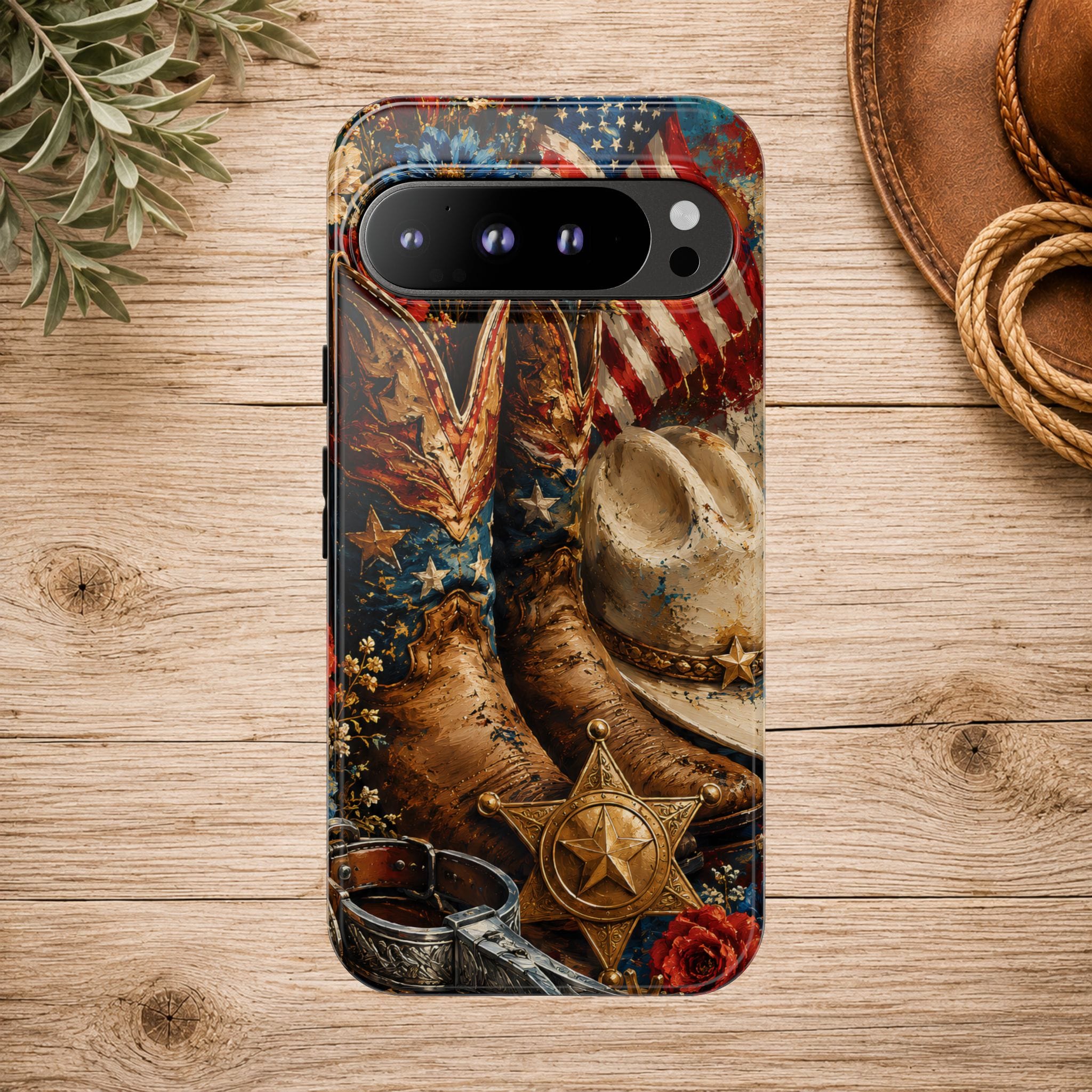 Patriotic Cowgirl Phone Case