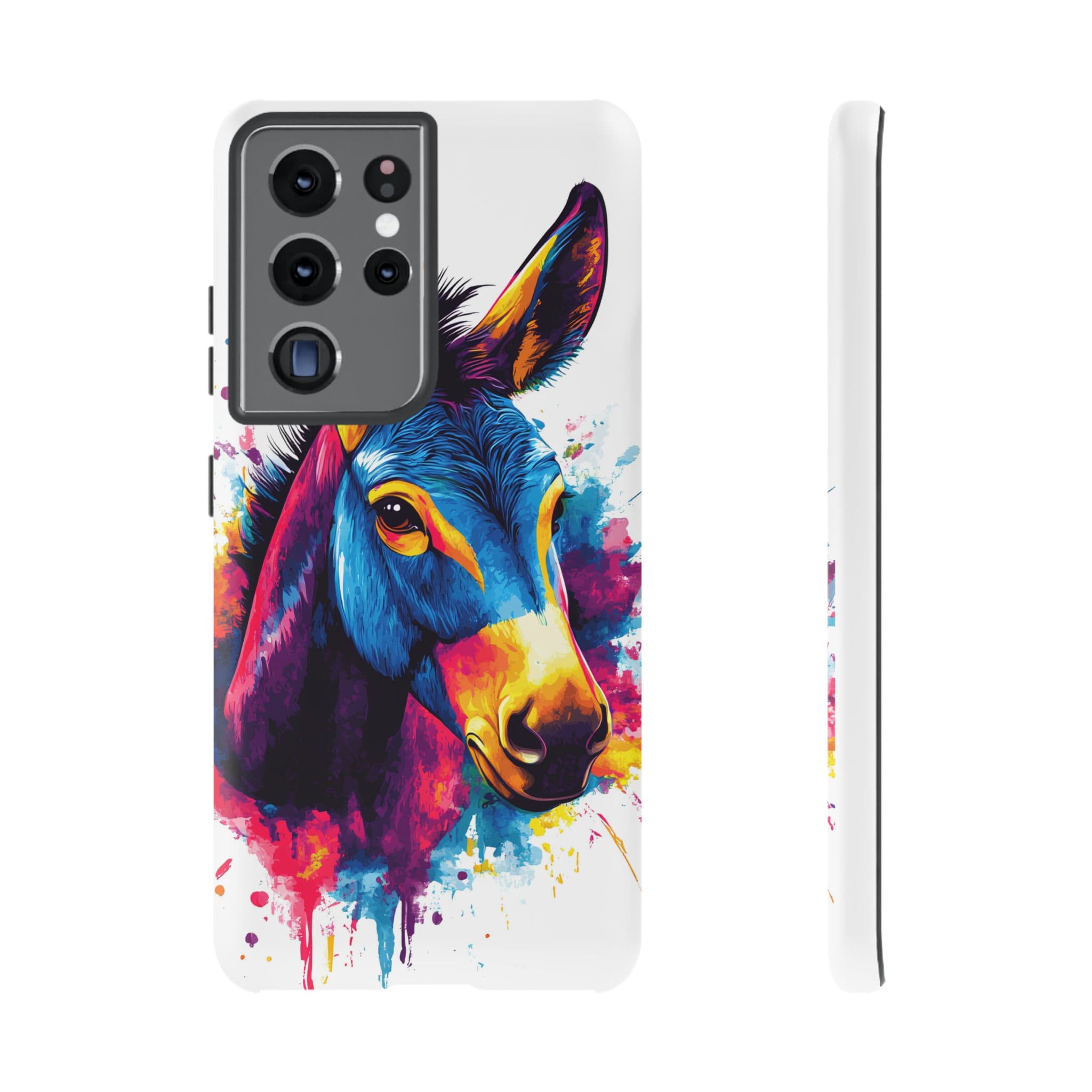 Color Splash Donkey Phone Case