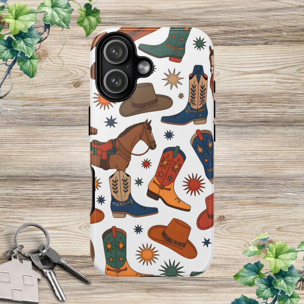 Cowboy Boots, Hats & Horses Phone Case