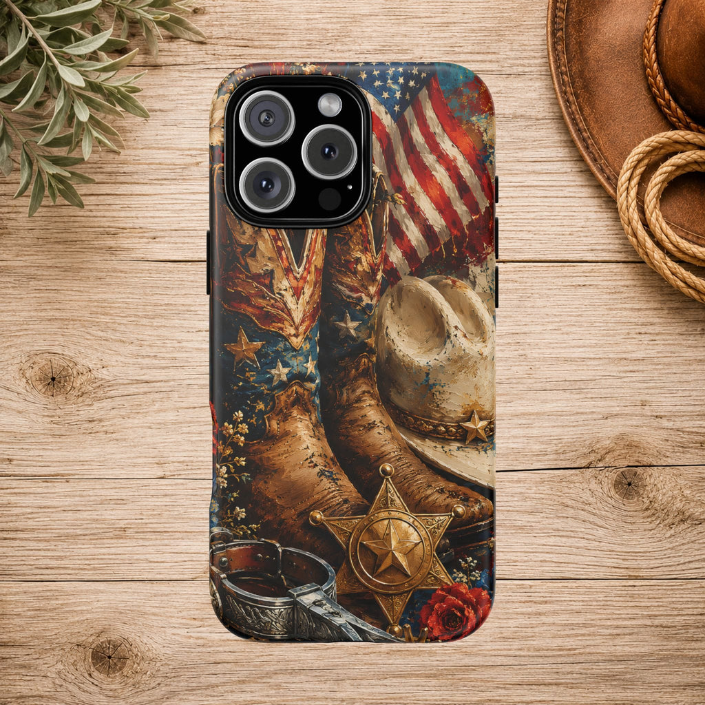 Patriotic Cowgirl Phone Case