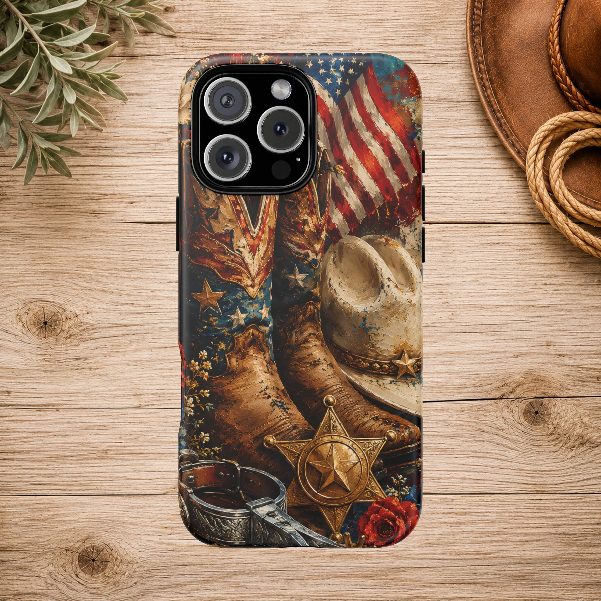 Patriotic Cowgirl Phone Case