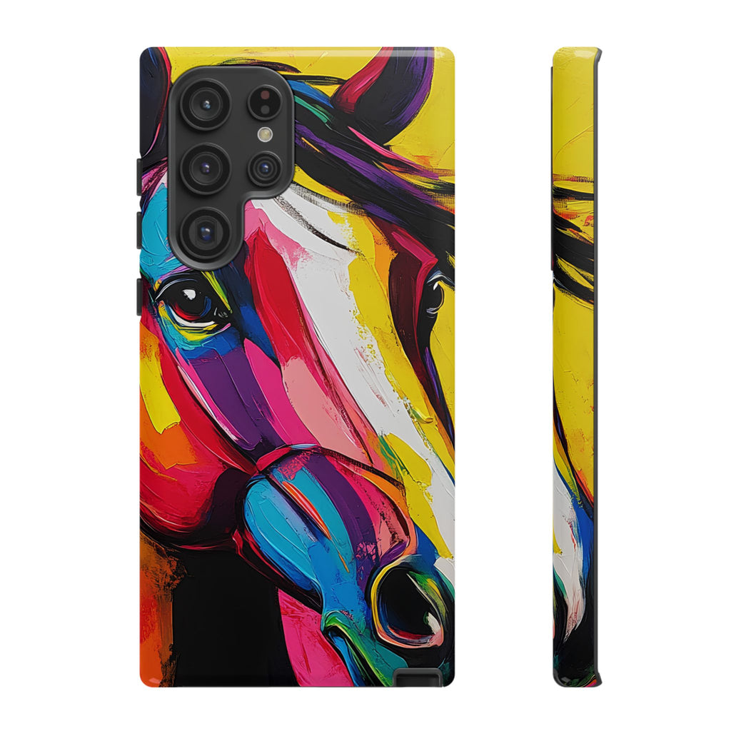 Abstract Colorful Horse Phone Case