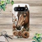 Painted Horse & Roses – Phone Case