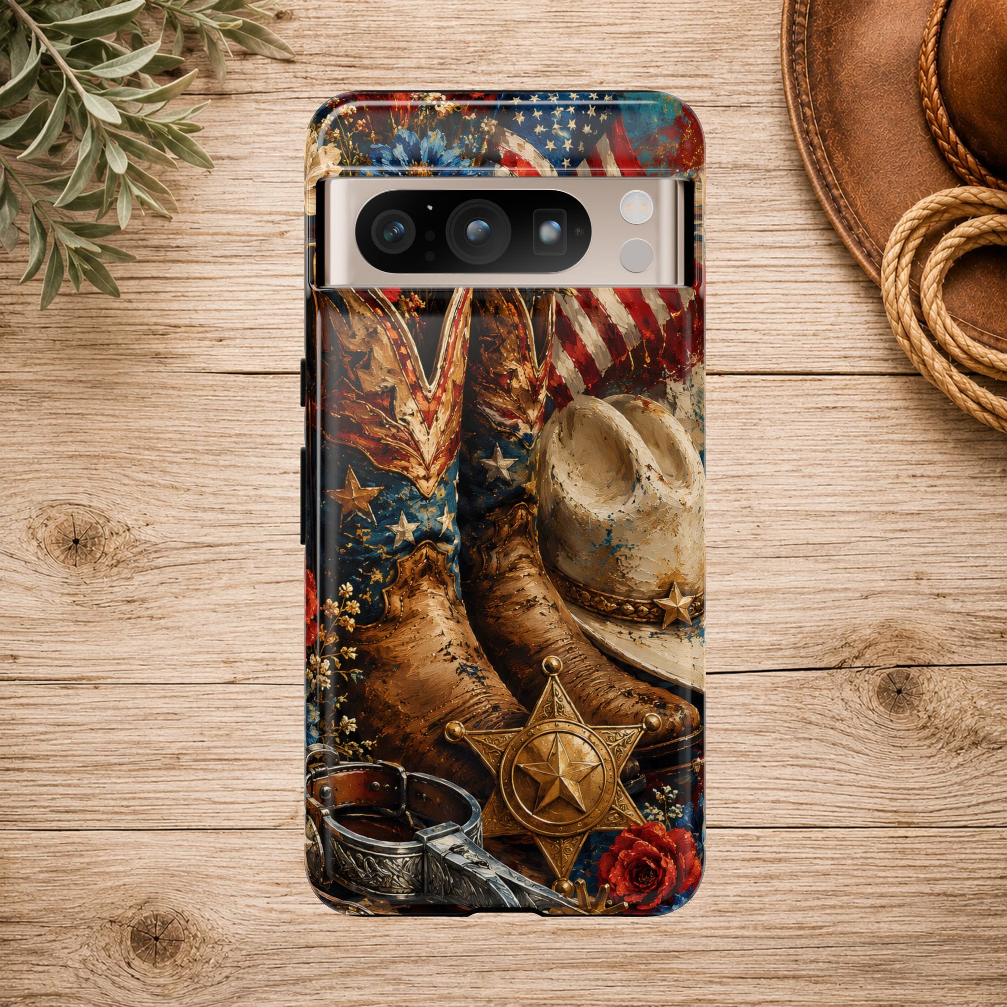 Patriotic Cowgirl Phone Case