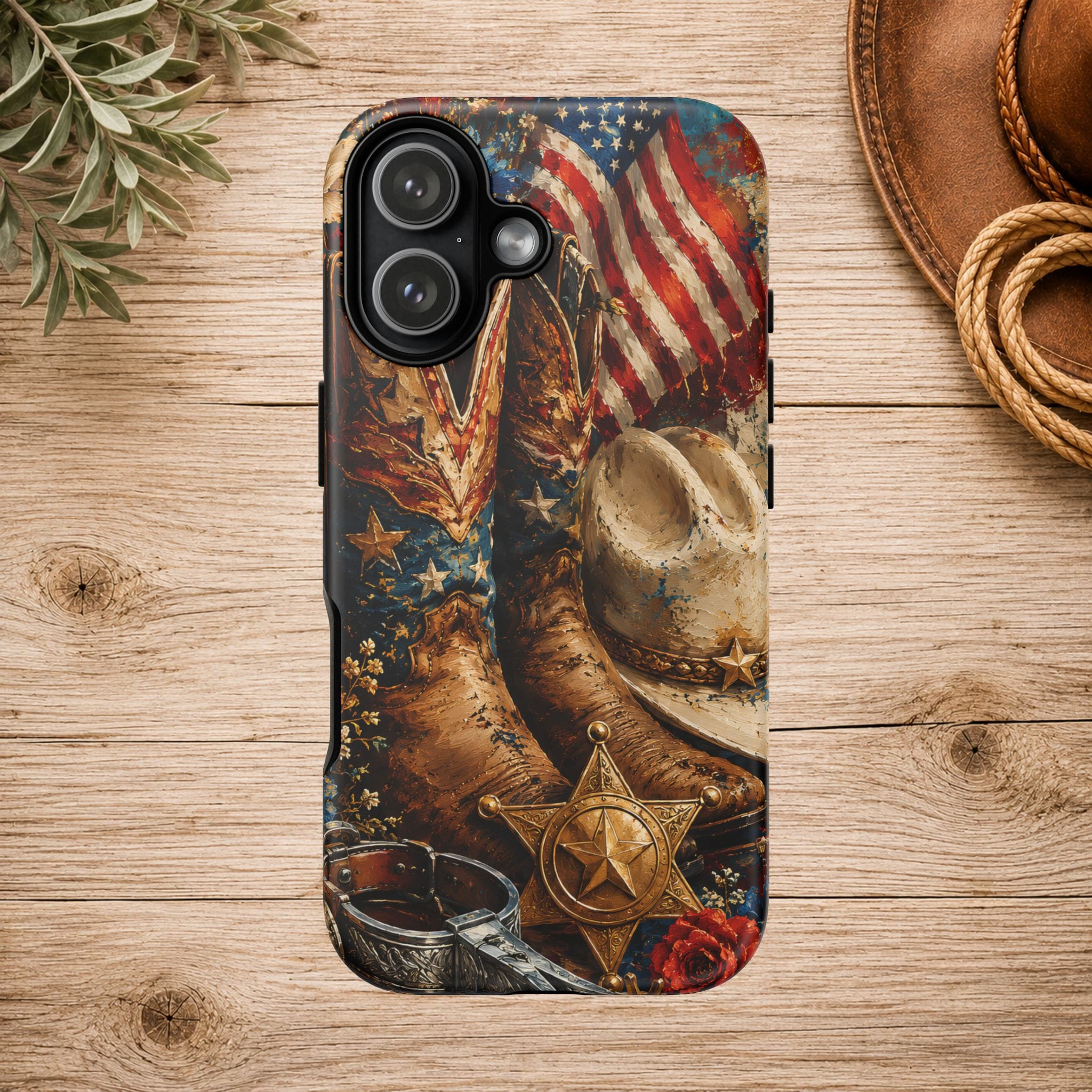 Patriotic Cowgirl Phone Case