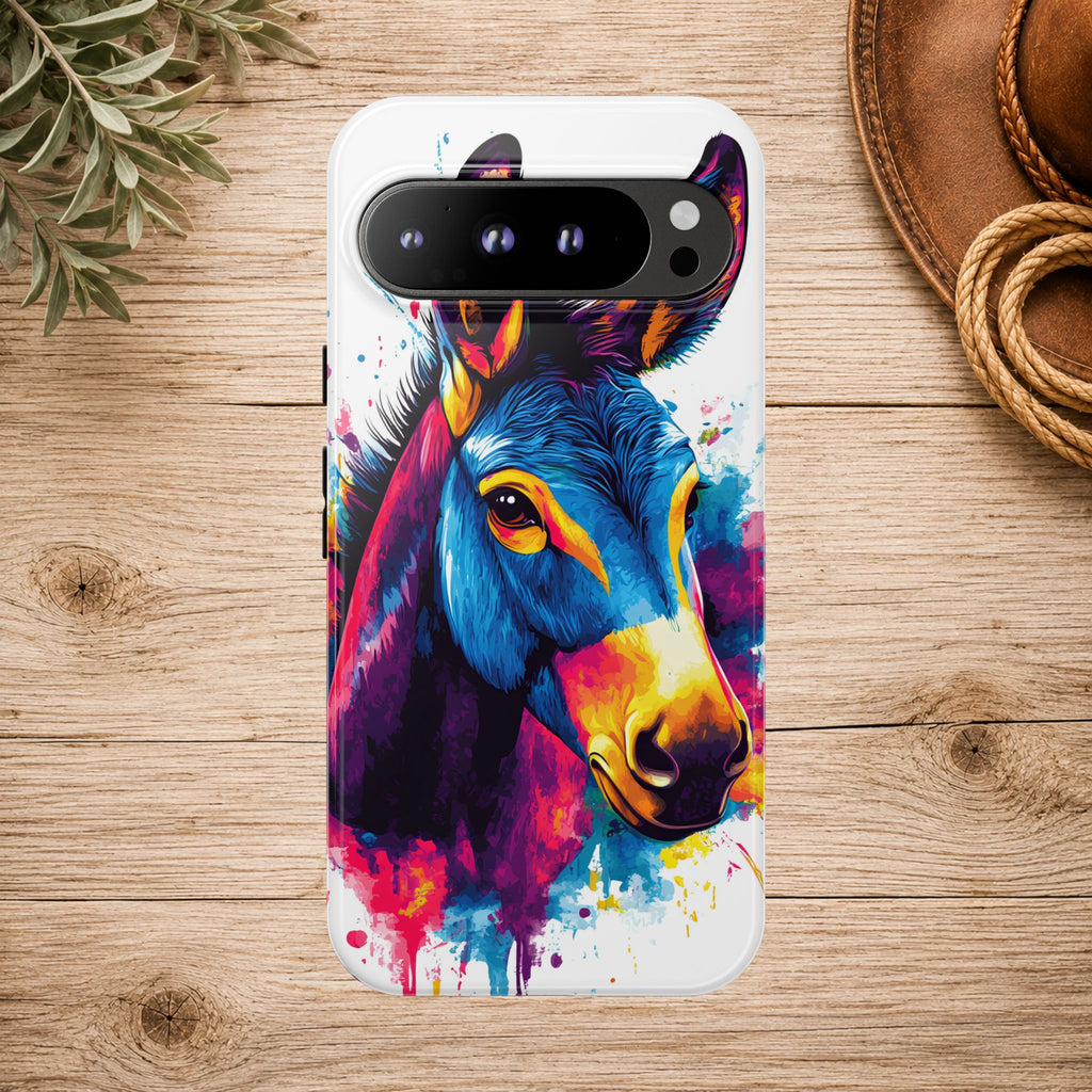 Color Splash Donkey Phone Case