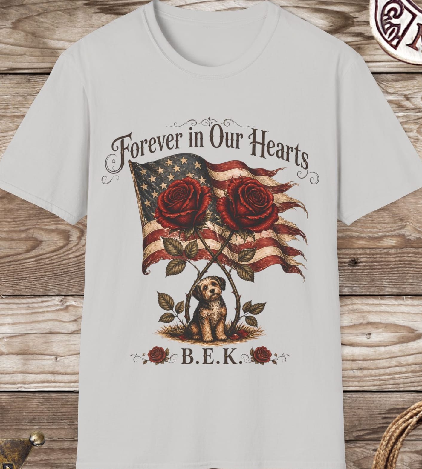 Forever in Our Hearts — B.E.K. Memorial Tee