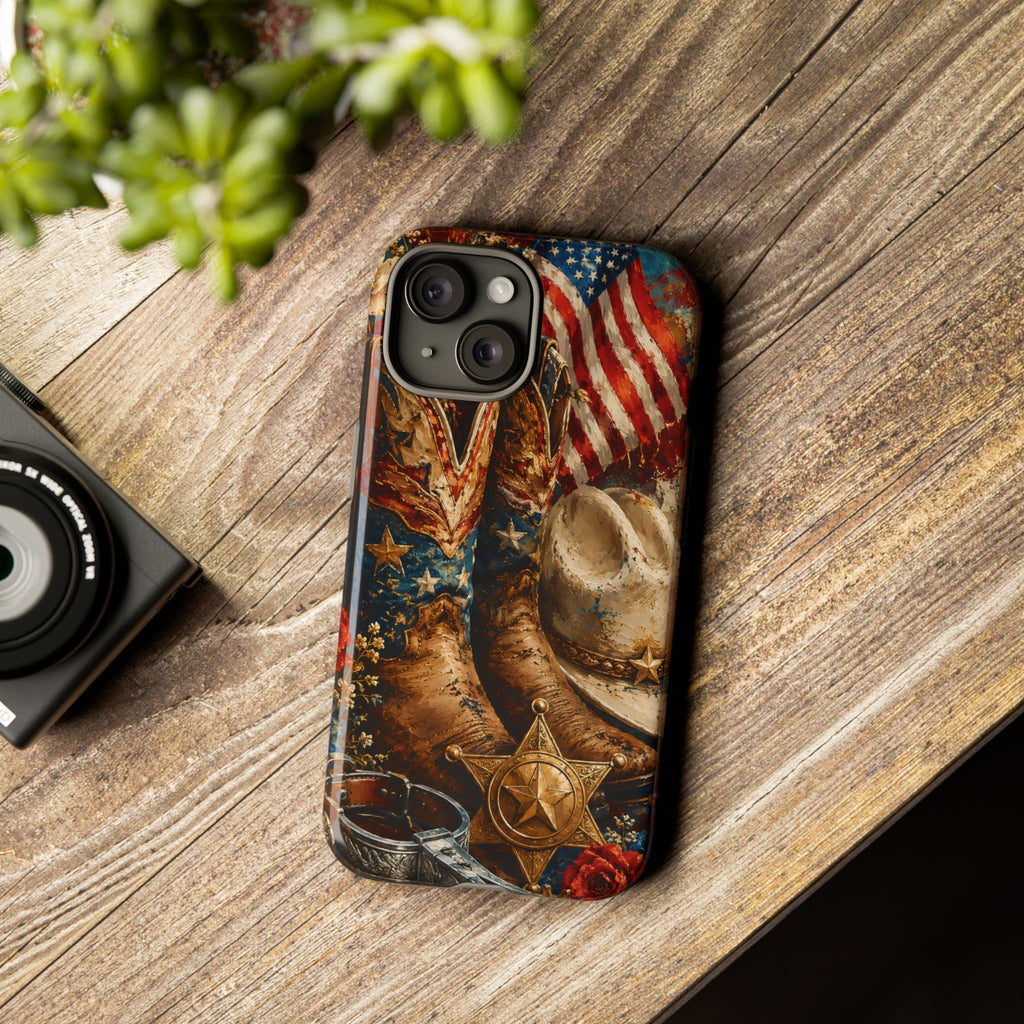 Patriotic Cowgirl Phone Case