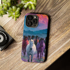 Wild Horses Sunset Mountain Phone Case